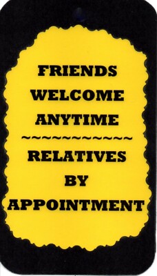 Welcome Anytime 3042 Friends Welcome Anytime Inspirational Saying Sign Magnet ...