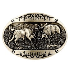 Deer Animal Belt Buckle Western Cowboy Native American Motorcyclist XDR-02-G 