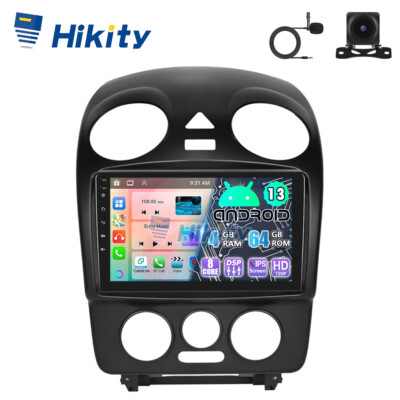 Carplay Android Radio mit 8Core 4+64G GPS Navi WiFi RDS Für VW New Beetle 98-10