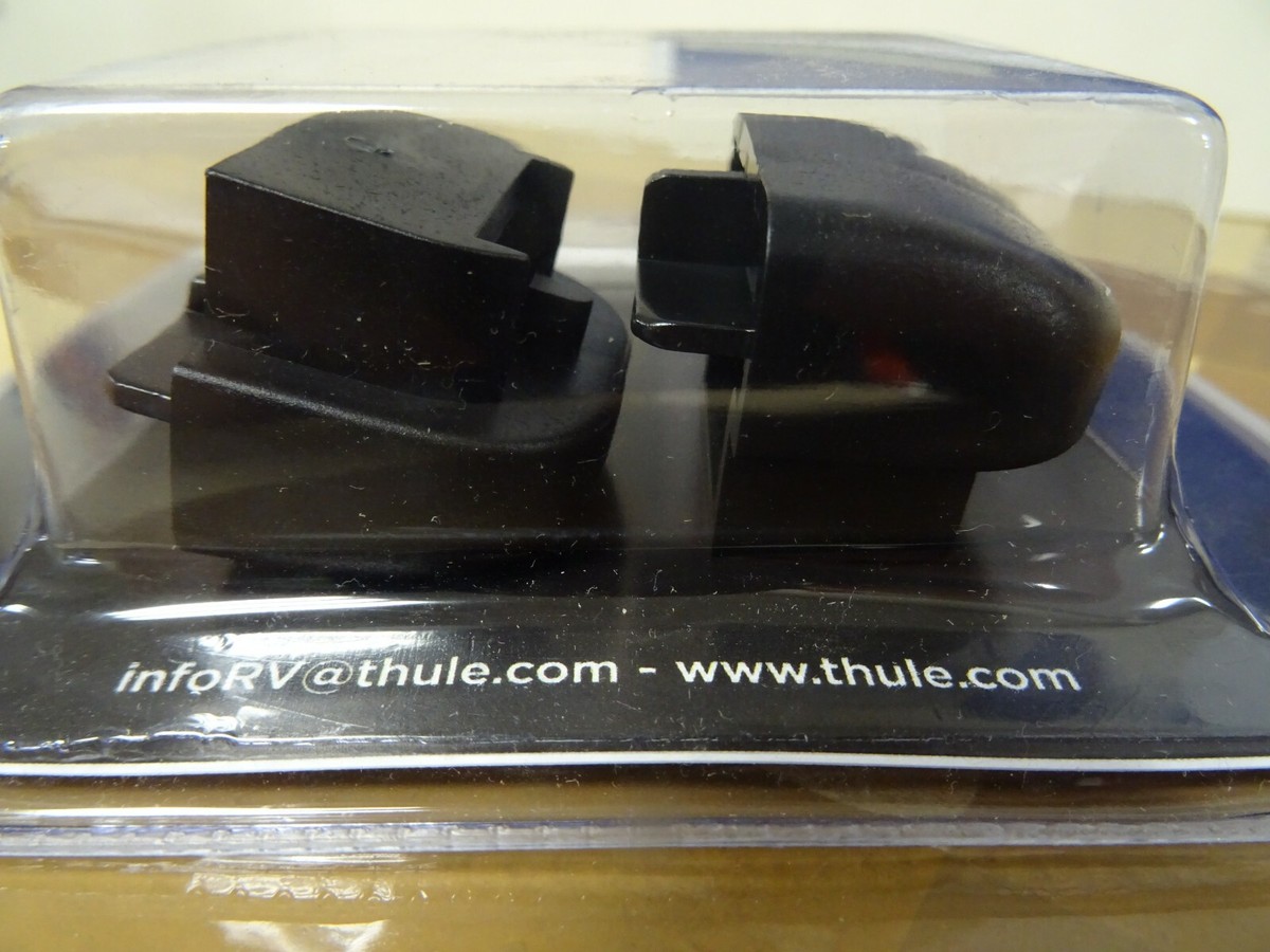 2 Embouts Pliables Thule Omnistep - Noir, Référence 1500601378, Pour Marchepied Pliant Camping-car