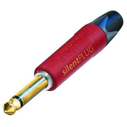 Neutrik NP2X-AU-SILENT, Spina JACK 6.3 mm Mono SILENT, per chitarra Acustica