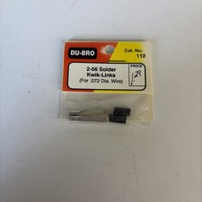 Du-bro 2-56 Solder Kwik-links For .072 Dia Wire No 112 Nos