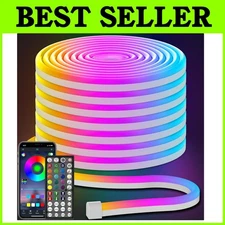 Waterproof RGB LED Rope Lights, 50ft for Bedroom