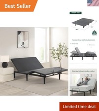 Nadia Adjustable Bed Frame, Electric Reclining Platform Bed Base, 5-Function ...