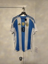 Messi Argentina 2024 Copa America Home Jersey.  Slim Fit, New With Tags, Size Xl