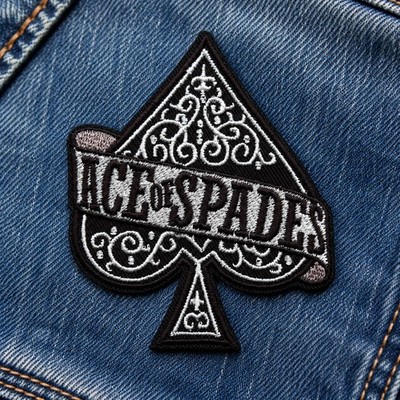 Embroidery Patch (Ace Of Spades) NEW