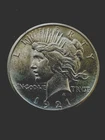 1921 Peace Dollar, Choice BU High Relief, Key Date First Yr Issue