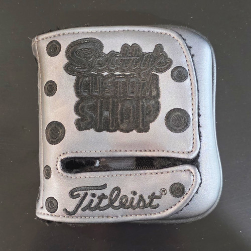 Titleist Scotty Cameron Studio Stainless Putter Headcover Gray/Black Polka Dot