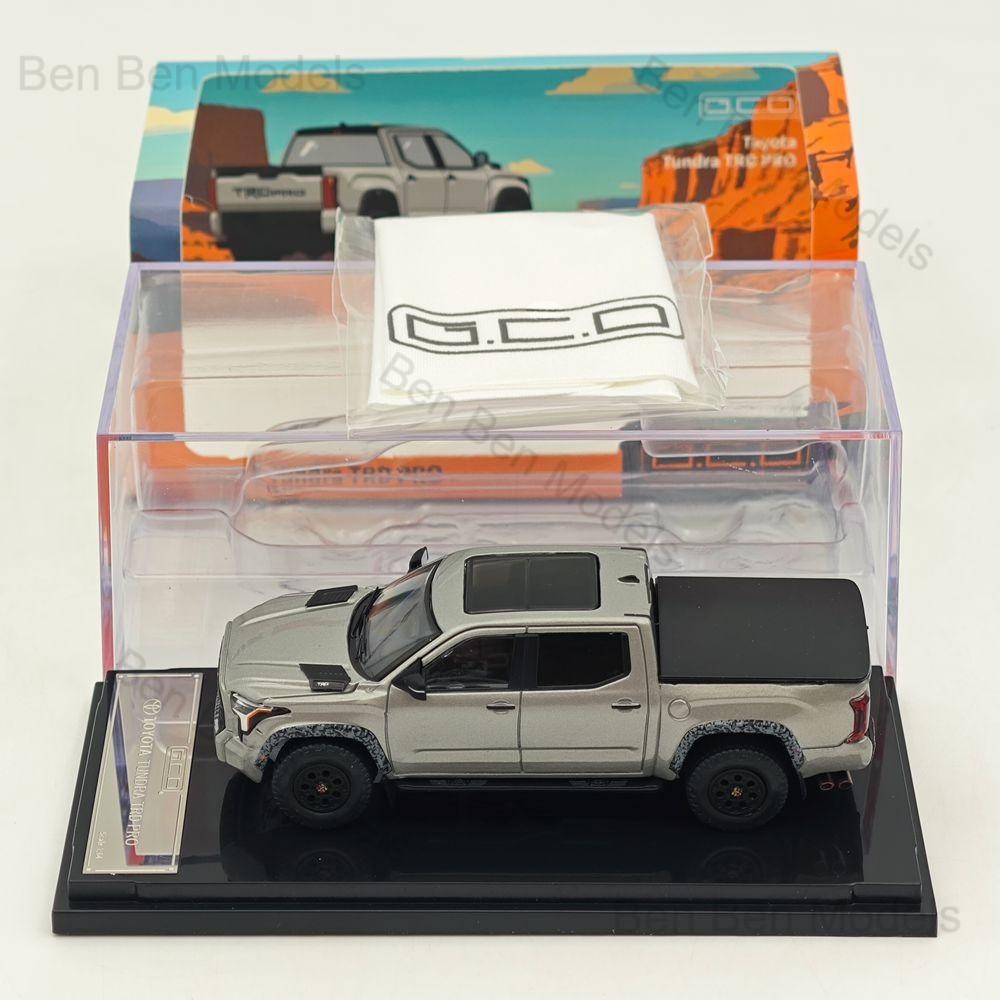Tundra　1枚 GCD 1/64 Tundra TRD Pro Pickup Truck Silver with accessories