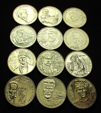 LOT OF TWELVE COMMEMORATIVE COINS OF POLAND - FAMOUS POLISH ARTISTS (UNC)