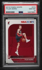 2019-20 Panini NBA Hoops Tyler Herro #210 PSA 10 GEM MT 8uc