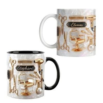 Hair Stylist Ceramic Mug Heat Resistant Drinking Cup For Coffee Tea Drinkware