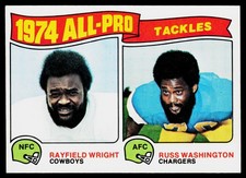 1974 All-Pro Tackles (Rayfield Wright / Russ Washington) AP, 1975 Topps, #202, ,
