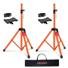 5 Core Speaker Stand Pair Adjustable 4.5Ft PA DJ Tripod Heavy Duty w 35mm Mount