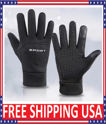 Winter Warm Thermo Gloves Windproof Waterproof Touchscreen Mittens for Men Women