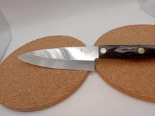 Cutco 1738 Petite Chef Knife 6" Serrated Double D Edge Made in USA Olean NY Flaw