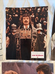The Devils 1971 French Lobby Cards - Full Set Of 18 - Ken Russell Oliver Reed