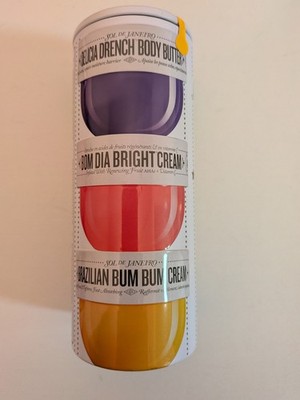 Sol de Janeiro Rio Body Trio 1.7 oz Delícia Drench, Bom Dia , Brazlian Bum Bum