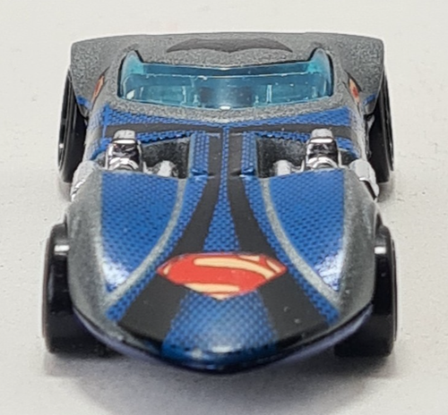 A principios de 2011 Hot Wheels azul/plateado Batman Vs Superman Twin Mill 1,64 Malasia - Imagen 3 de 13