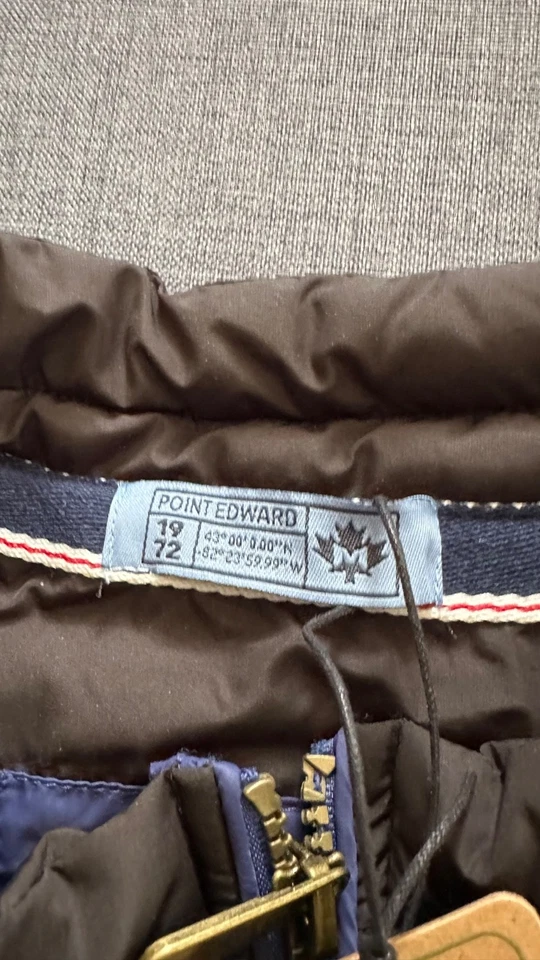 piumino Marville uomo blu e nero listino euro 199 - Immagine 3 di 4