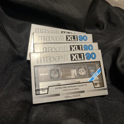 Maxell XLI * 90 New Japan 1980s Blank Cassette Tapes Sealed Super Fine Lot Of 4