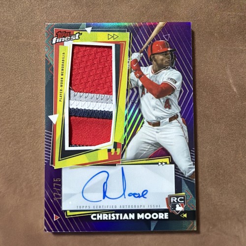 2026 Topps Finest Christian Moore Purple (RAW)