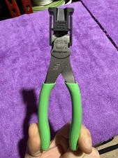Snap-on Tools USA GREEN Soft Grip 6" Diagonal FLUSH CUT Pliers 786CF