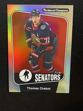 24-25 UD Parkhurst Champions Hockey Rainbow Foilboard 153 Thomas Chabot