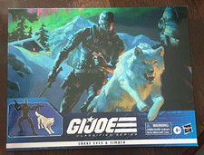 Hasbro G.I. Joe Classified Series Snake Eyes & Timber Action Figure w Wolf