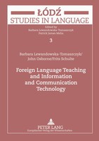 Barbara Lewandowska-Tomaszczyk (U. A.) | Foreign Language Teaching And...