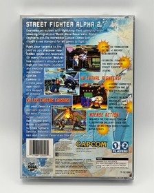 Street Fighters Alpha 2 Sega Saturn Complete Capcom Used Scratch Free
