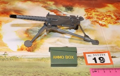 Vintage Action Man 40th .30 Cal und Munitionskiste für Panzerwagen R019