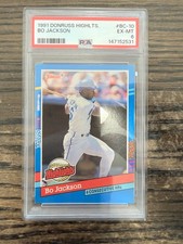 1991 Donruss Highllights #BC-10 Bo Jackson PSA 6