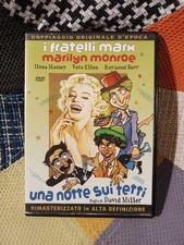 UNA NOTTE SUI TETTI - DVD A&R Fratelli Marx Marilyn Monroe