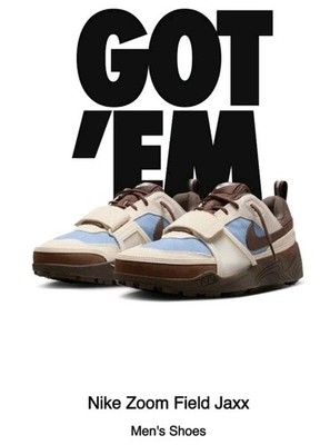 Nike Travis Scott x Zoom Field Jaxx Leche Blue * HQ3072-400 * Size 11 * BNIB *