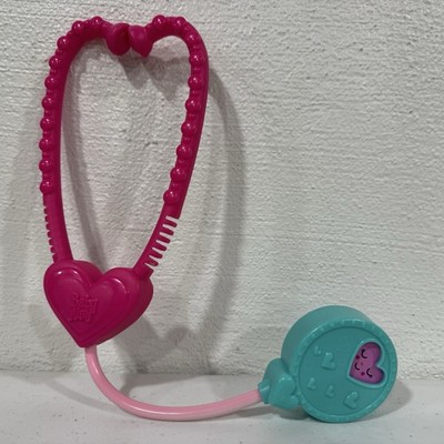 Baby Alive Pink Teal Heart Stethoscope Toy Doctor Kit Accessory Hasbro Doll Play