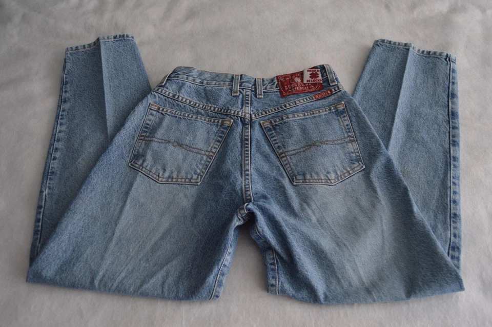 Vintage Lucky Brand Jeans Mens 30x30 Blue 81 Relaxed Fit Denim Made In USA - Image 2 of 4
