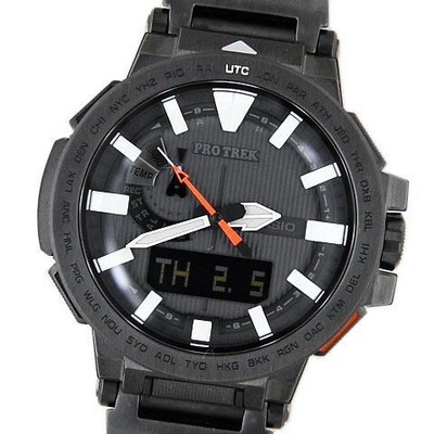 CASIO Herren Pro Trek Uhr PRX-8000YT-1JF Tough Solar Titanium