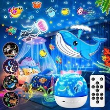 Onefire Night Light for Kids 15 Sound Machine Star Projector Unicorn Light
