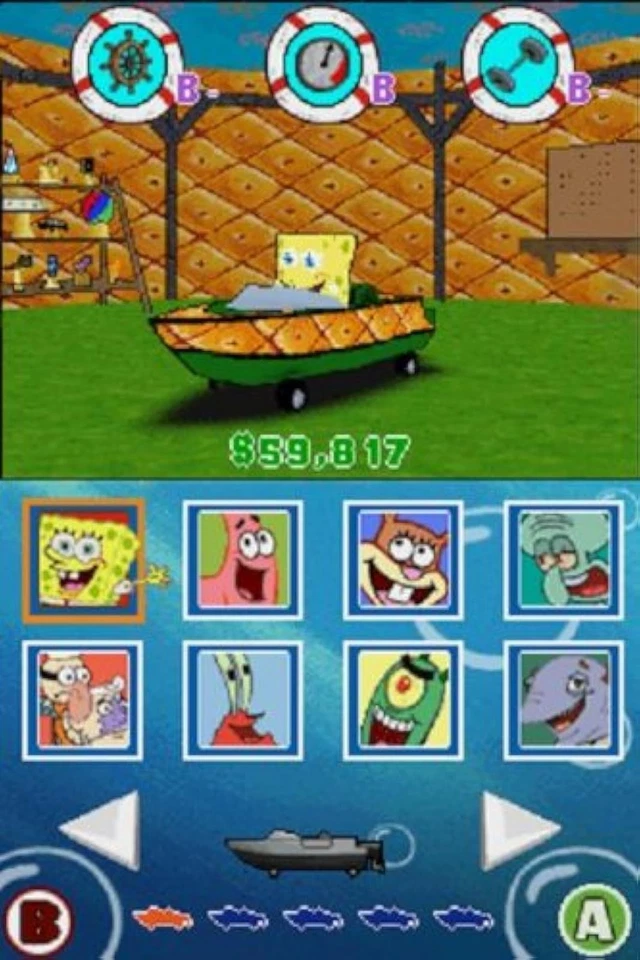 Spongebob Boating Bash For Nintendo DS DSi 3DS 2DS - Image 3 of 3