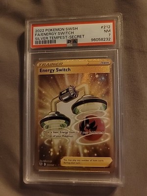 Pokémon TCG SWSH Fa/Energy Switch Silver Tempest Psa 7