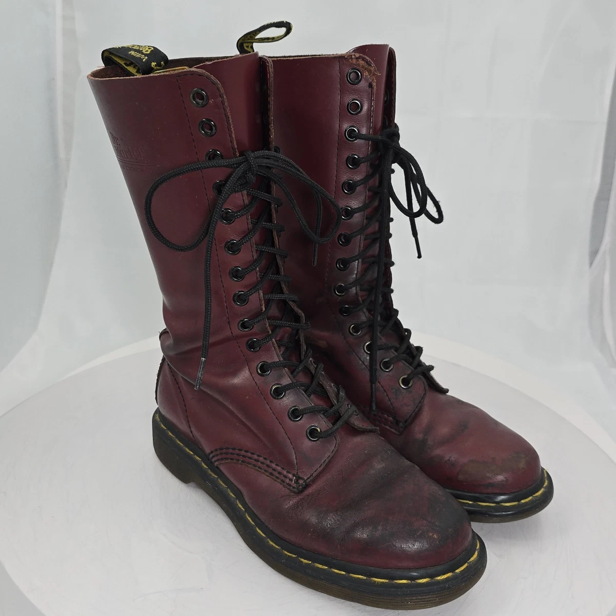 SALE！！Dr.Martens 1914 14ホール ブーツ Dr. Martens 1914 Black Smooth 14-Eye Boot – Red Zone