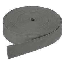 50Yard x 1 1/2" Width Nylon Webbing Strap Poly Flat Webbing Strapping Dark Grey