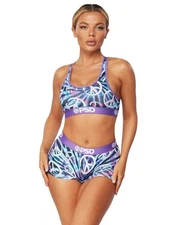 PSD Womens Peace Sports Bra Multi