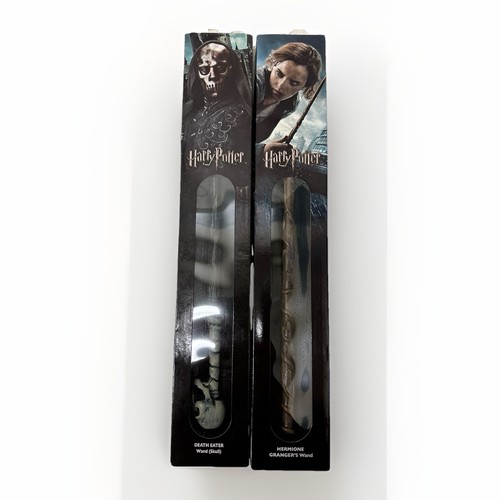 Harry Potter Zauberstäbe The Noble Collection Hermine Granger & Todesser Totenkopf Box - Bild 1 von 12