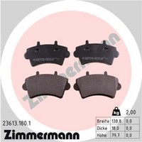 Zimmermann BremsbeläGe Vorne FüR Opel Movano Pritsche/Fahrgestell Nissan
