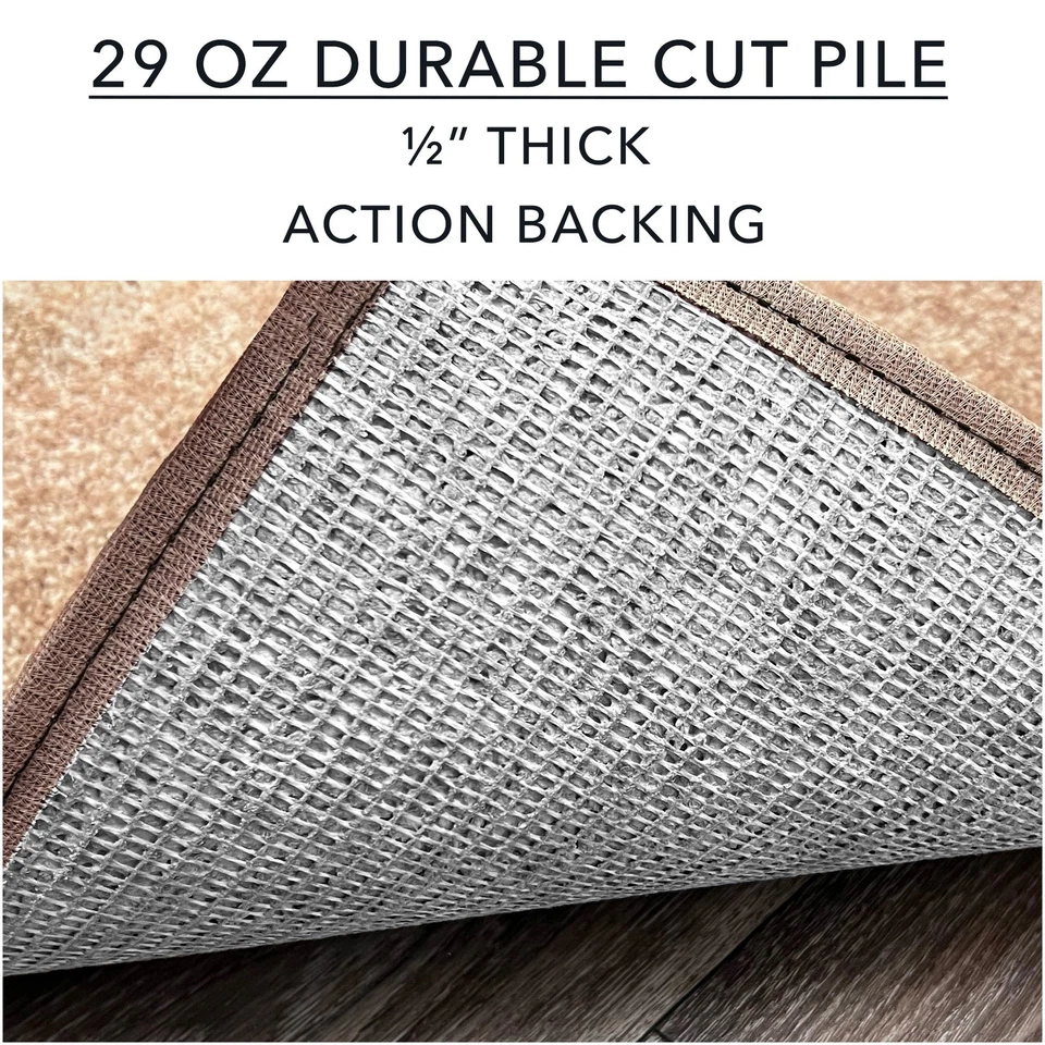 Koeckritz Modern Soft 5' x 8' Area Rug – Durable Carpet for Living Room, Bedroom - Image 3 of 4