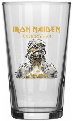 Iron Maiden Bierglas  Powerslave klar Standard
