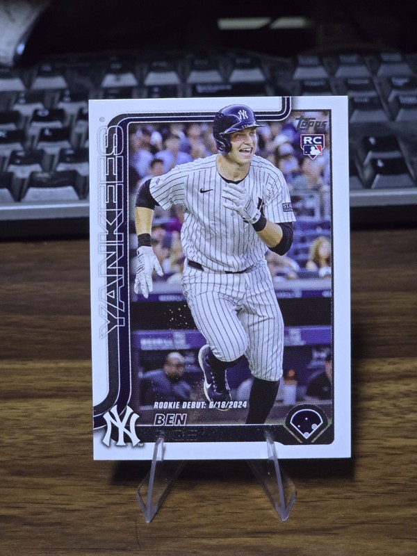 2025 Topps Update Series - Rookie Debut Ben Rice #US25 (RC)