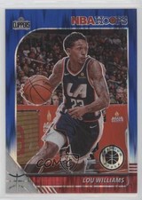 2019 Panini NBA Hoops Premium Stock Blue Flash Prizm 46/49 Lou Williams #84 01i1